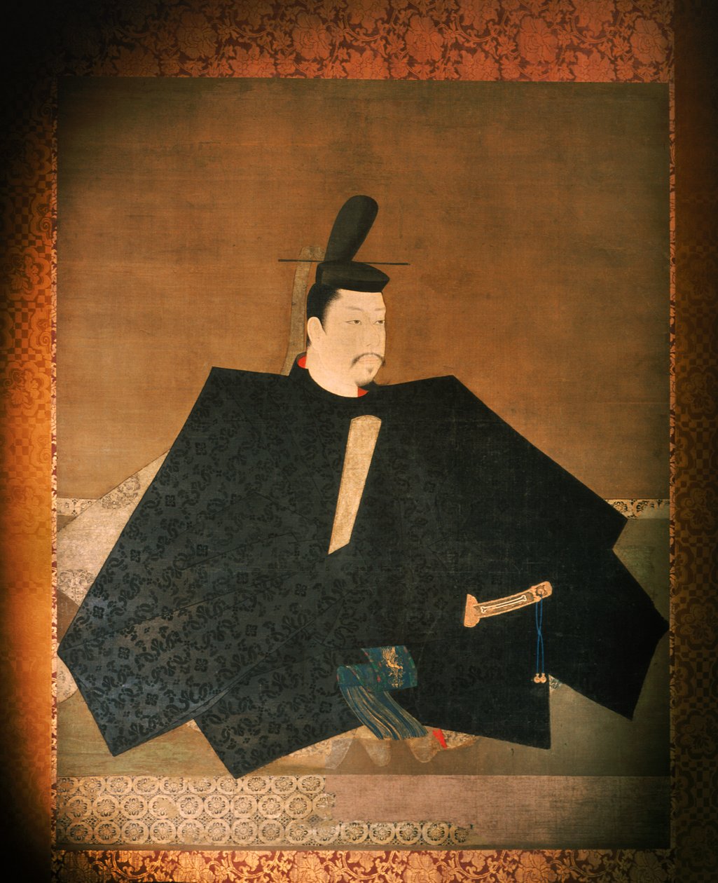 Ett porträtt av shogun Minamoto Yoritomo i ett buddhistiskt tempel, 2005 (foto) av Ira Block