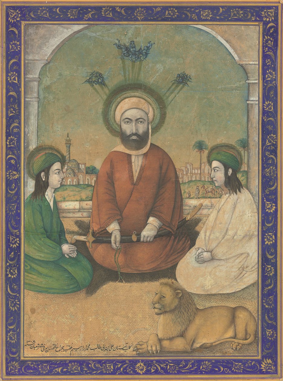 För mig, Hassan i Hussein, Qajar, Iran av Iranian School