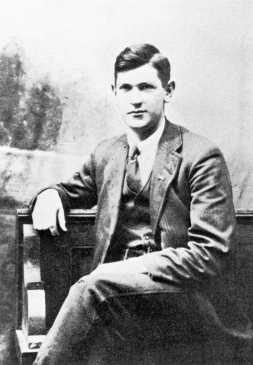 Michael Collins (1890-1922) som ung av Irish Photographer