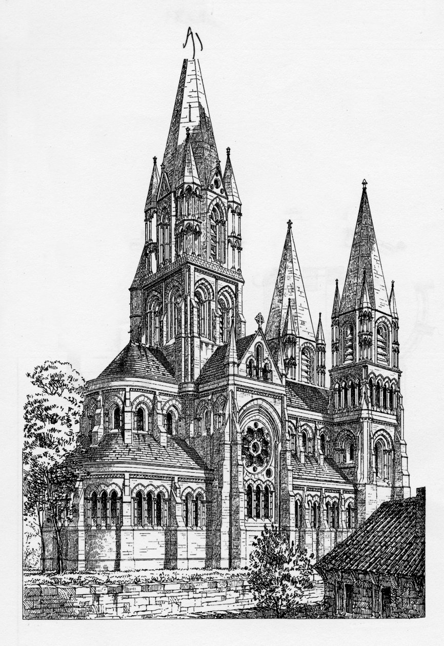 Cork Cathedral, illustration från 
