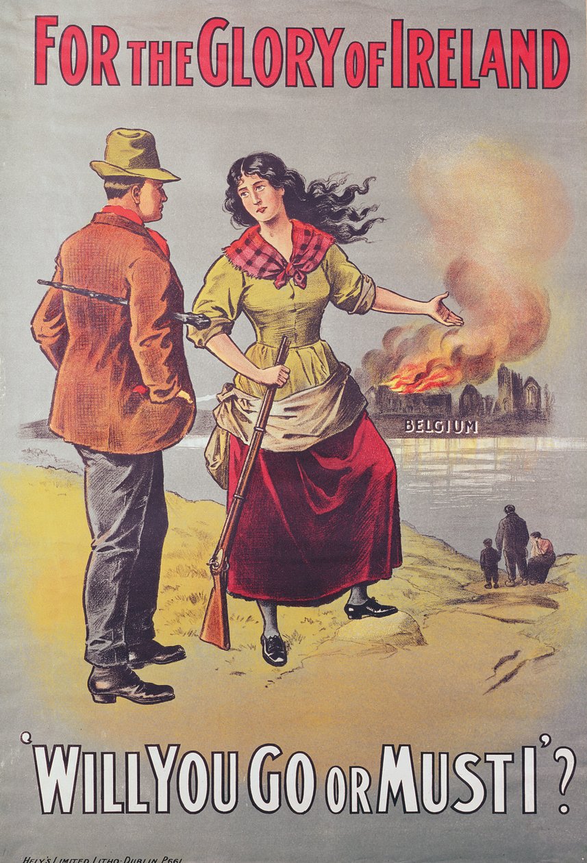 För Irlands ära, 1866 av Irish School