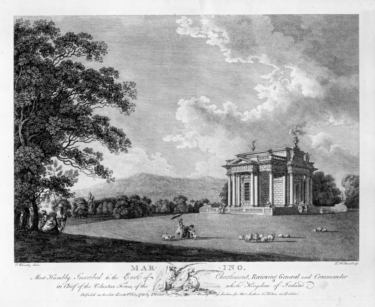 Kasinot i Marino, 1783 av Irish School