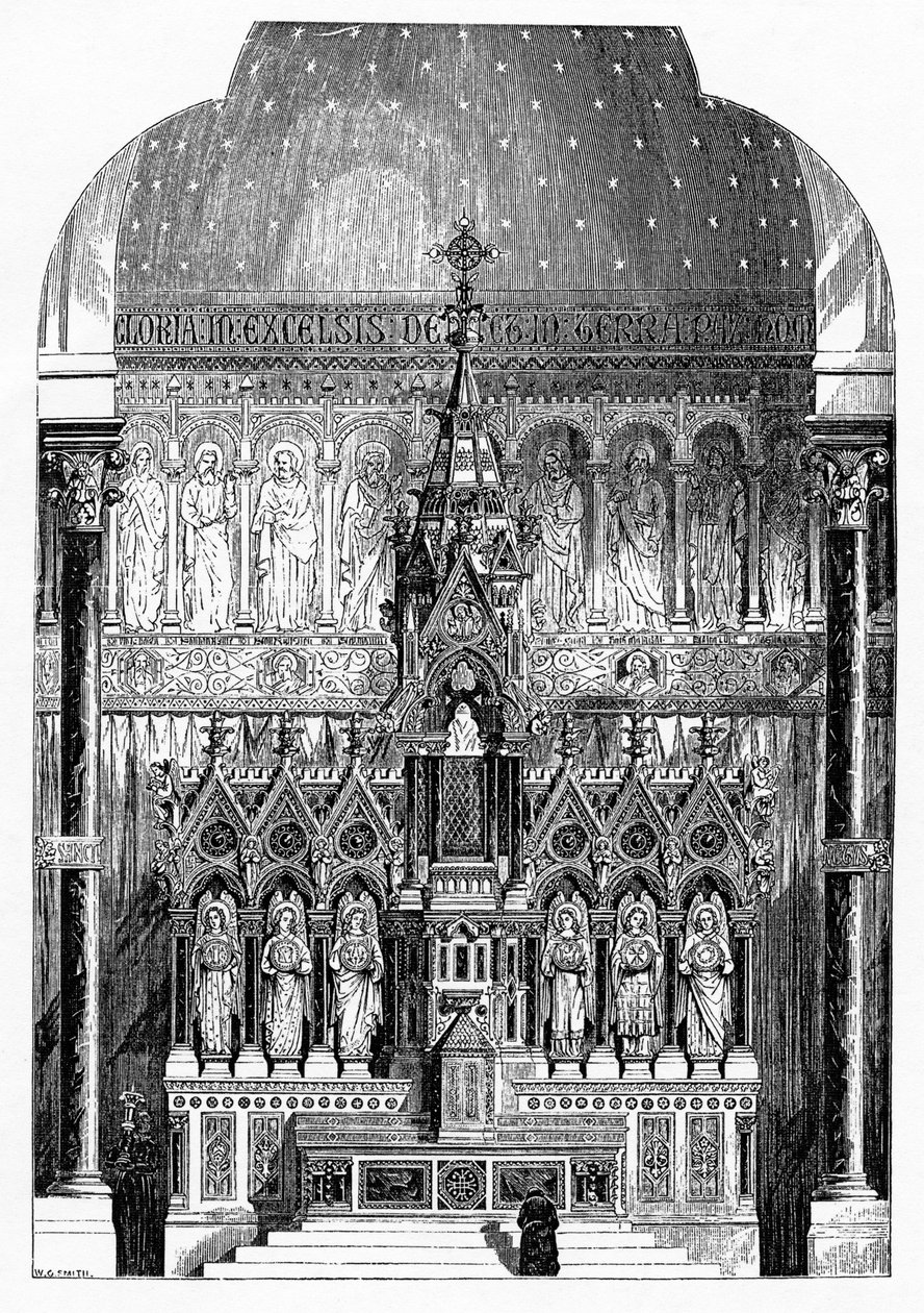 Högaltare av St Alphonsus Liguori, Limerick, Irland, illustration från 