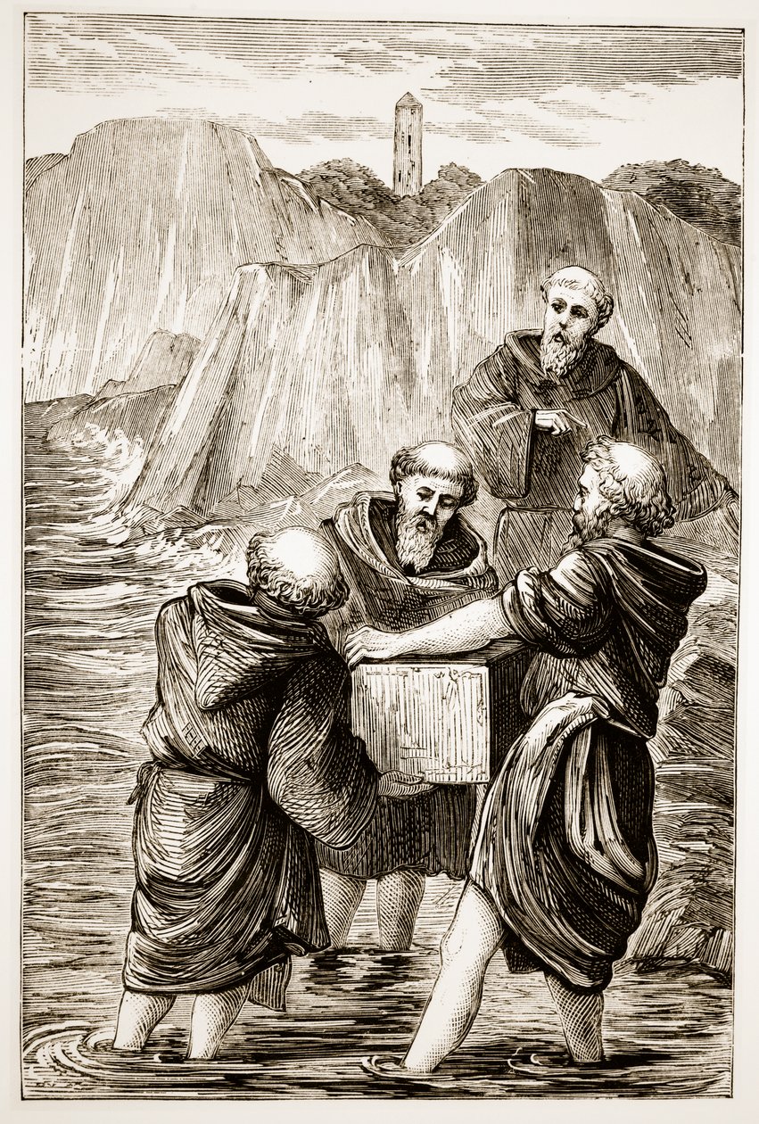 St. Brigits box, från The Trias Thaumaturga, eller Three Wonder-Working Saints of Ireland, av Mary Cusack (1829-99) publicerad ca 1890-talet av Irish School