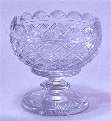 Sockerskål, Waterford, ca 1810 (glas) av Irish School