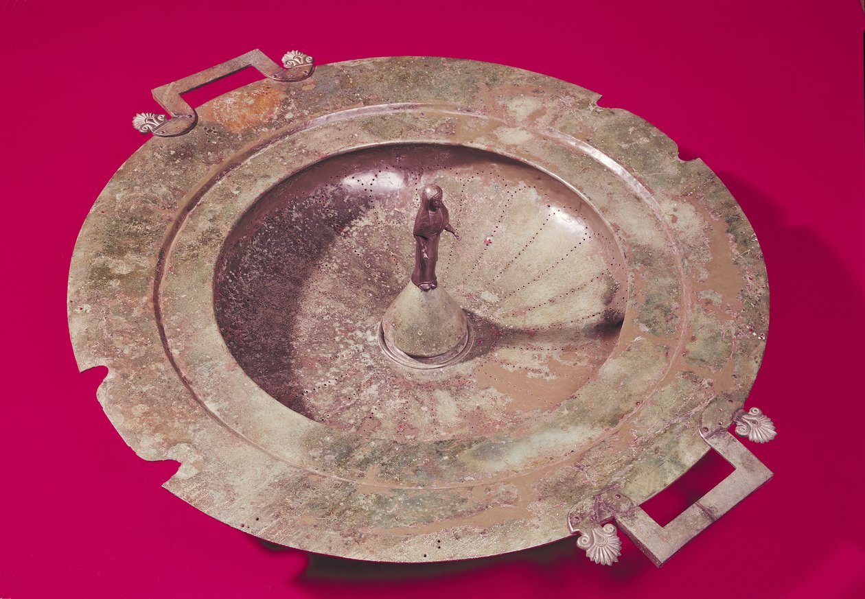 Lock på en krater, från graven till en prinsessa av Vix (brons) av Iron Age