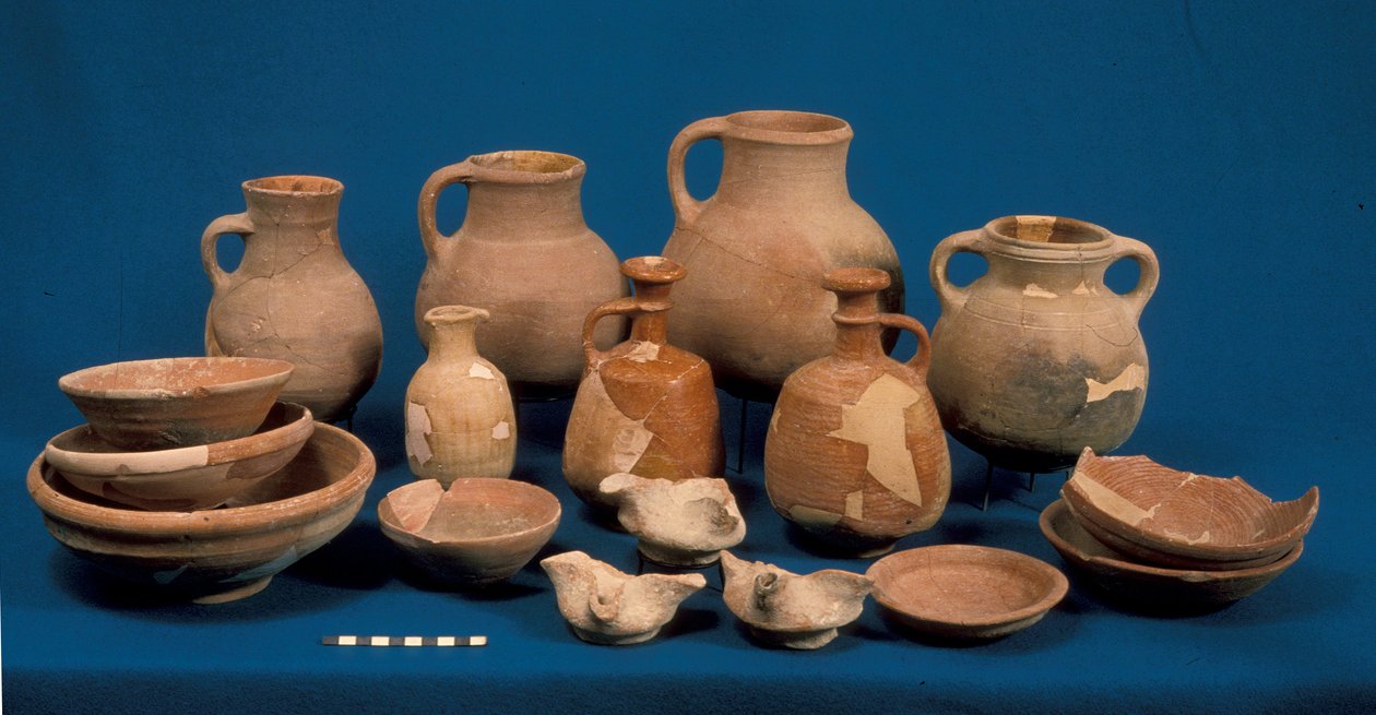 Keramik, City of David keramik av Iron Age