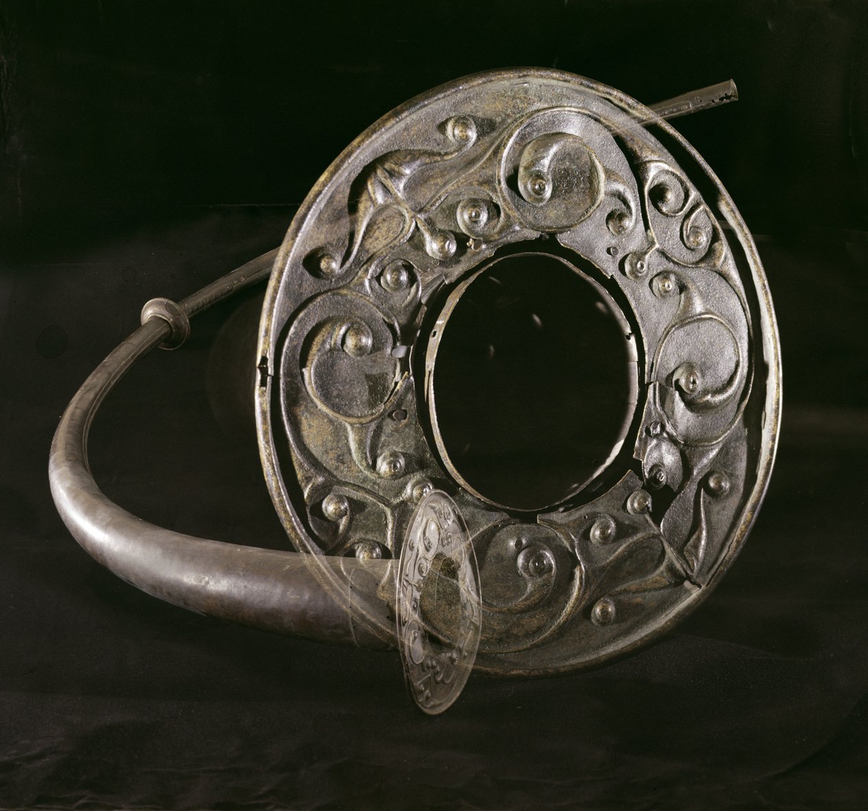 Trumpet, från Loughnashade, County Armagh (brons) av Iron Age