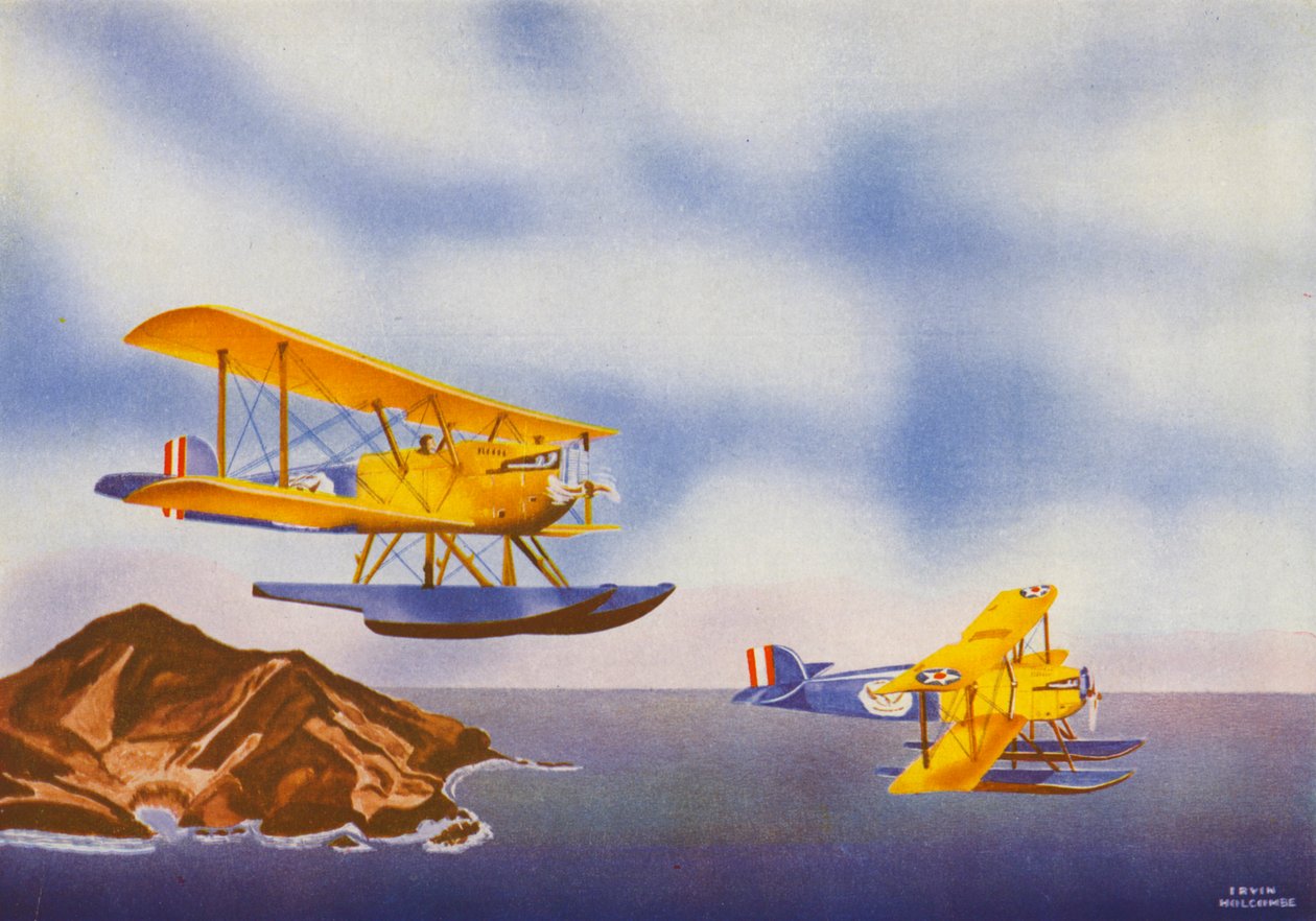 Douglas DWC (färglitografi) av Irvin L. Holcombe