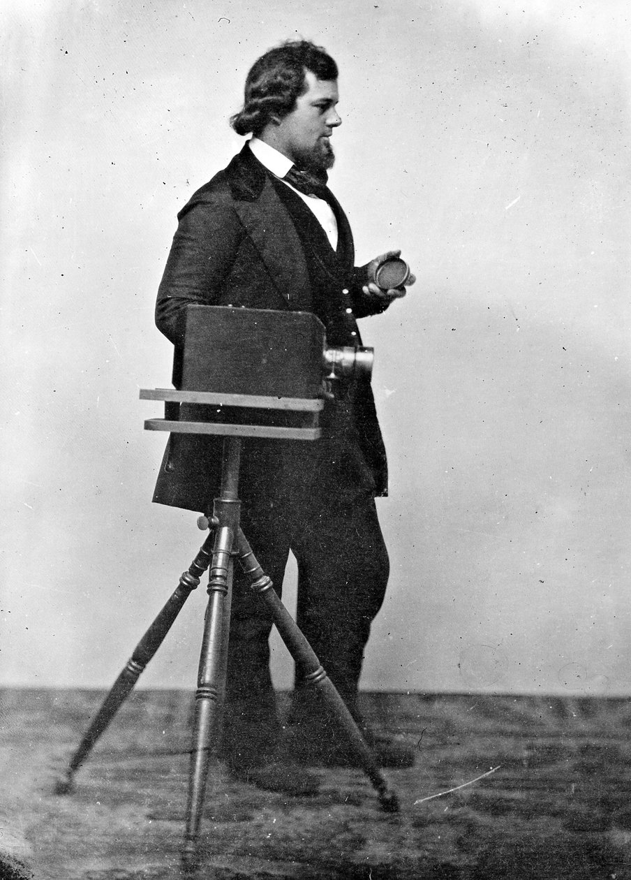 Självporträtt, ca 1869 av Isaac Augustus Wetherby