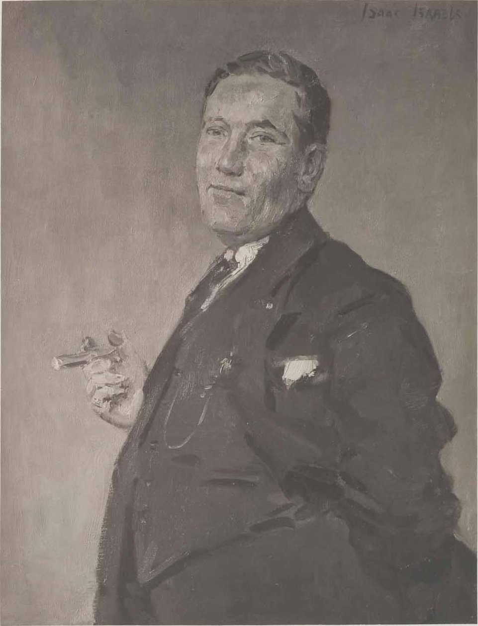  Portrait of the architect Jan Wils.nNederlands: Portret van de architect Jan Wils.n av Isaac Israels