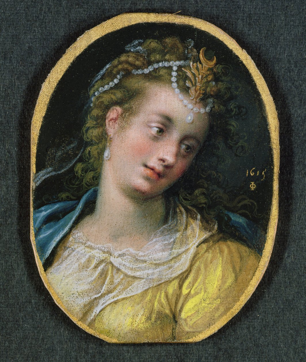 Diana, 1615 av Isaac Oliver