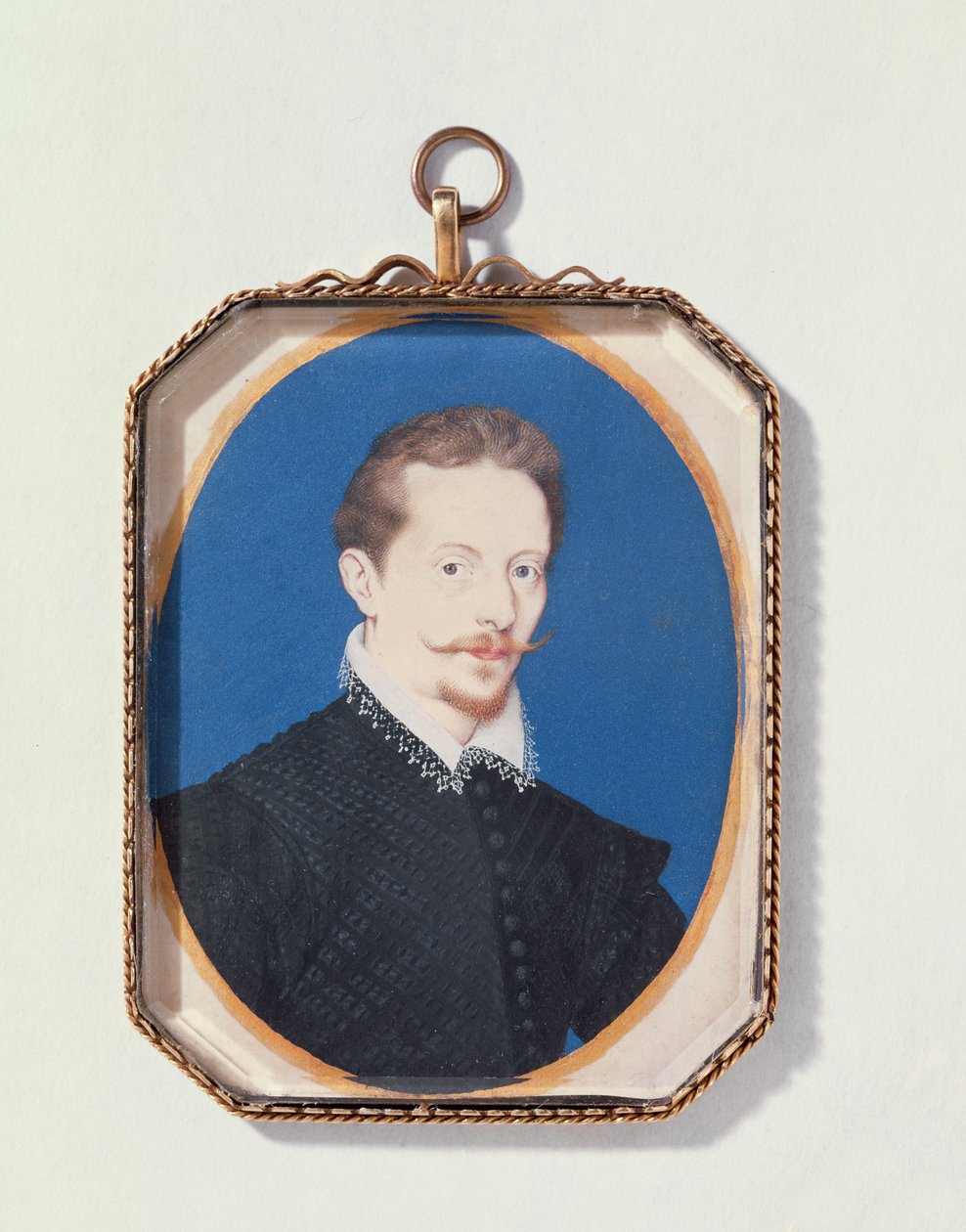 Sir Arundel Talbot, 1596 (wc på veläng) av Isaac Oliver