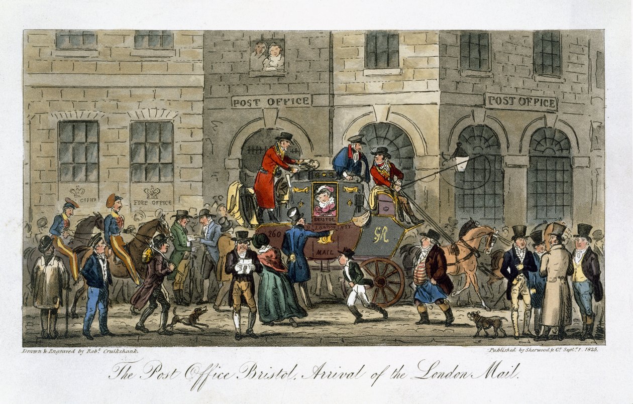 The Post Office Bristol, Arrival of the London Mail, från 
