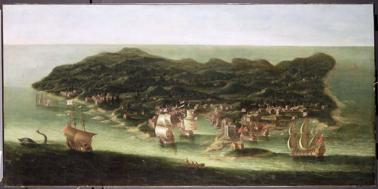Ön Barbados, ca 1694 av Isaac Sailmaker