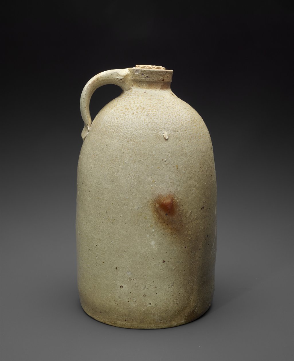 Kanna, c. 1869-1873 (saltglaserat stengods, kork) av Isaac (attr.to) Suttles