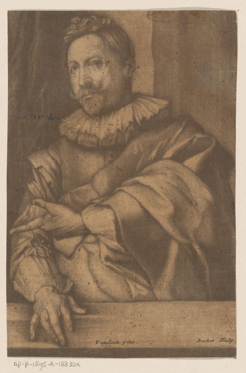 Porträtt av Theodore van Loon av Isaac Beckett (possibly)