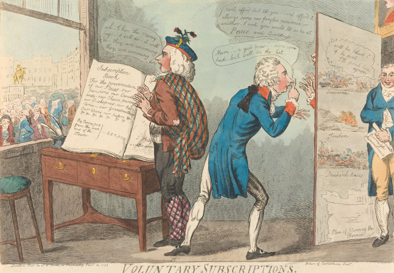 Freiwillige Abonnements av Isaac Cruikshank