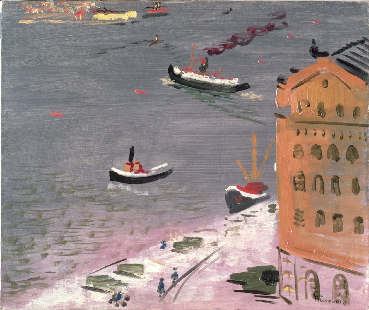 Stockholms hamn av Isaac Grunwald