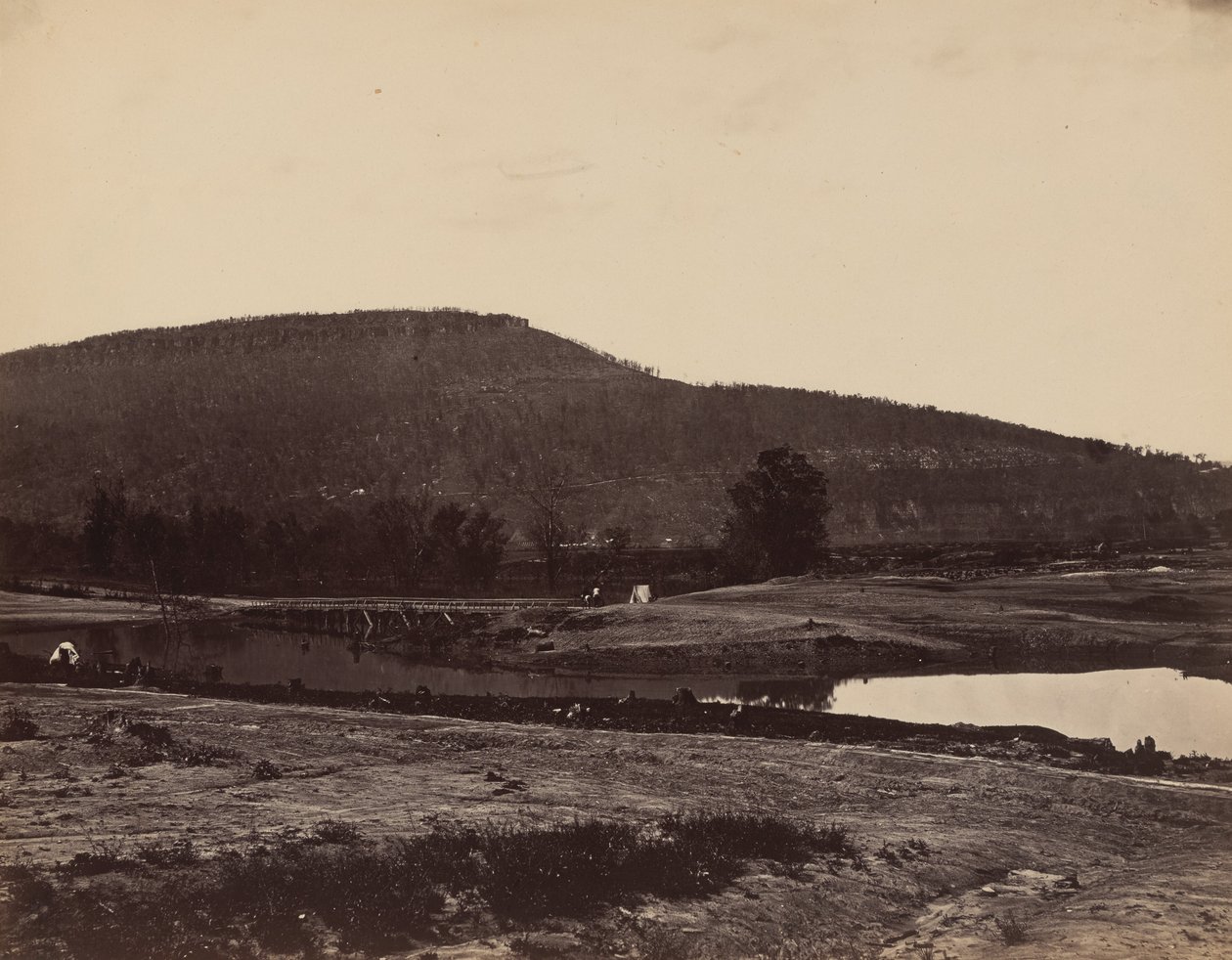 Chattanooga, Tennessee, södra änden,ca. 1864 (foto) av Isaac H. Bonsall