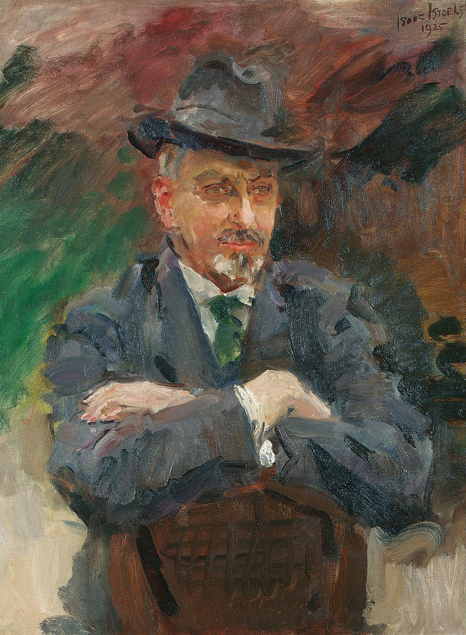 Porträtt av J. Wolterbeek Muller av Isaac Israels