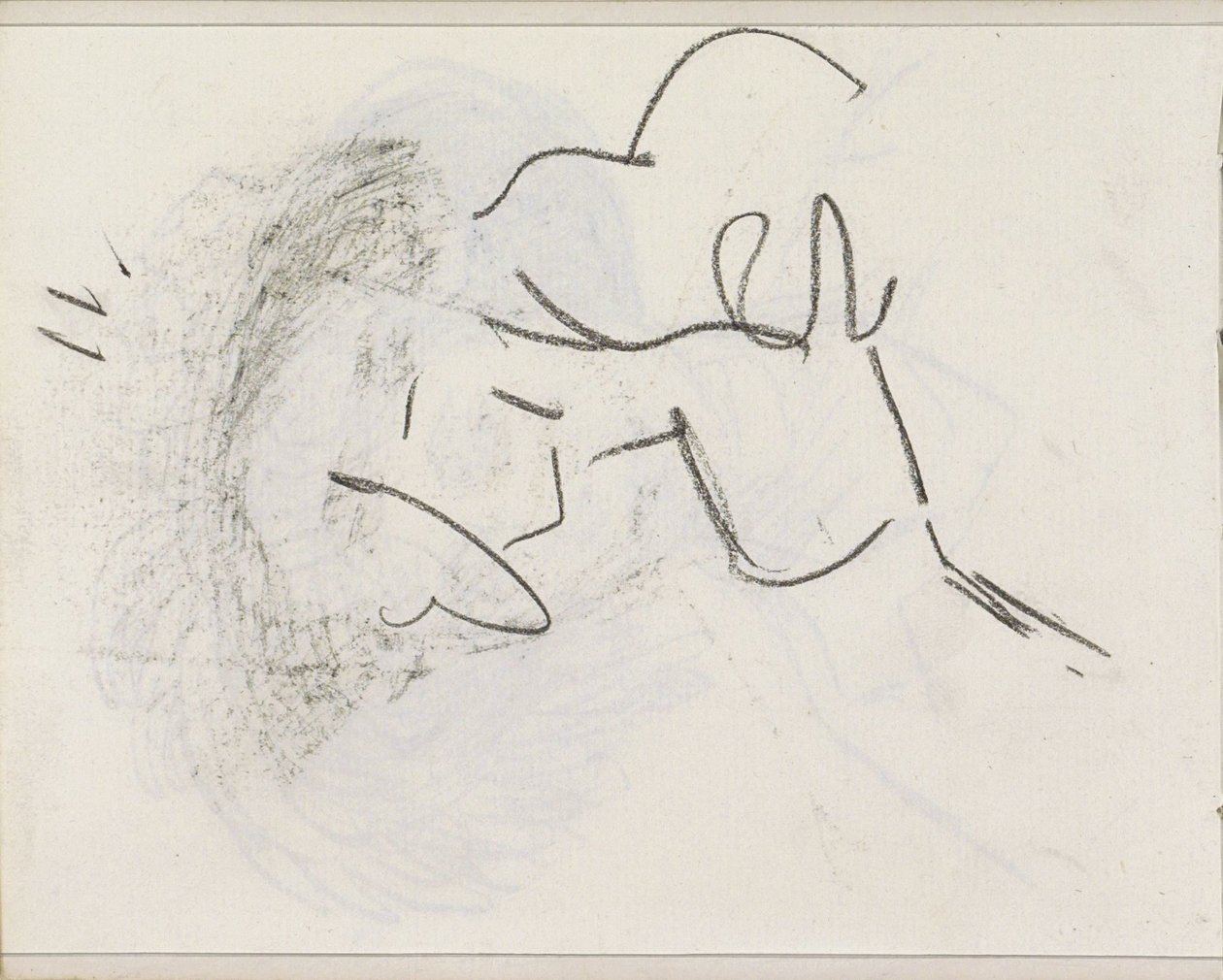Studie, möjligen en figurstudie av Isaac Israels