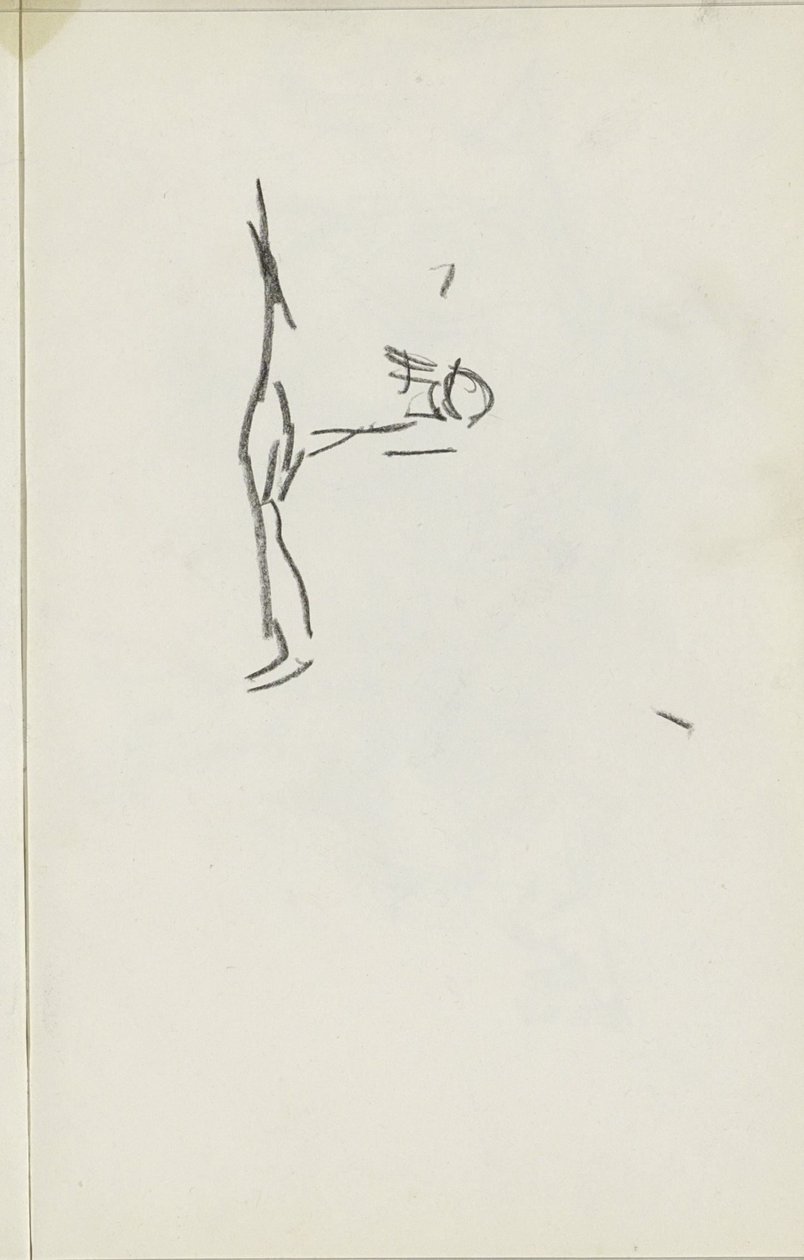 Studie, möjligen en figurstudie av Isaac Israels