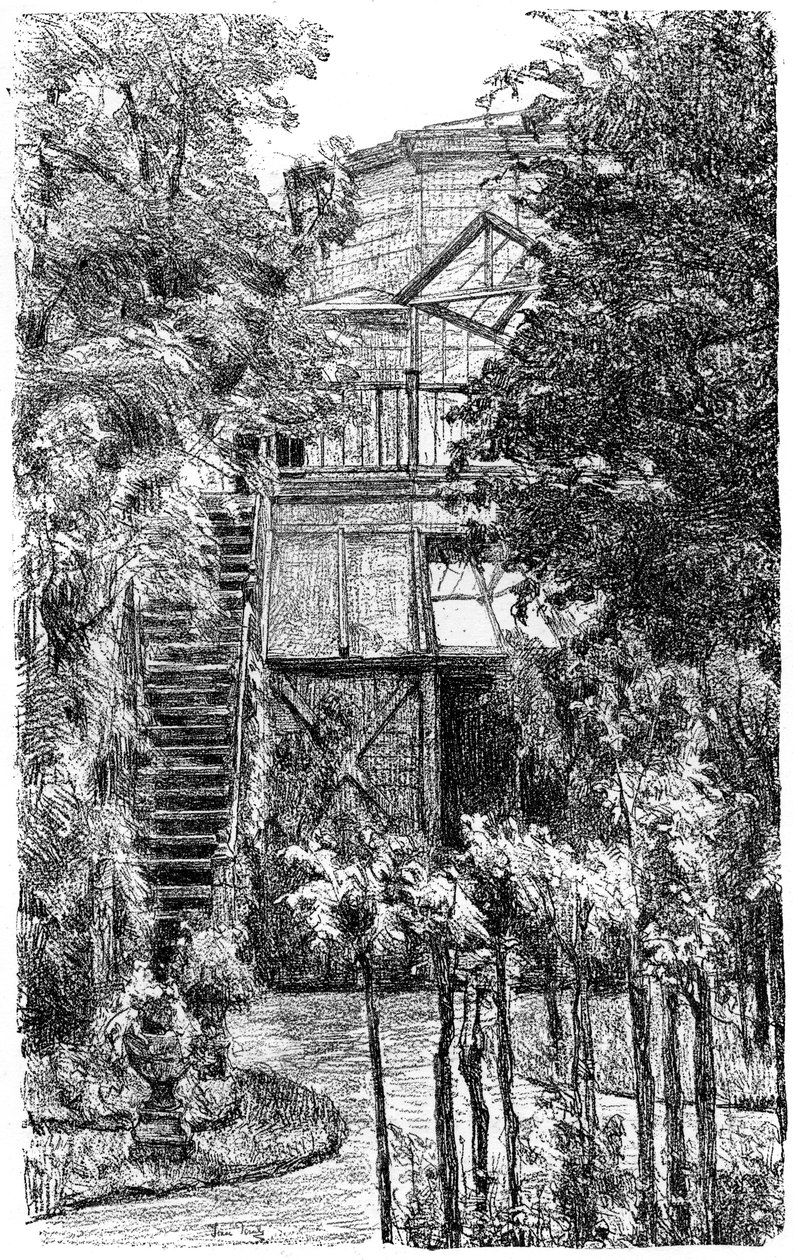 Trädgården, c1880-1882 av Isaac Israels