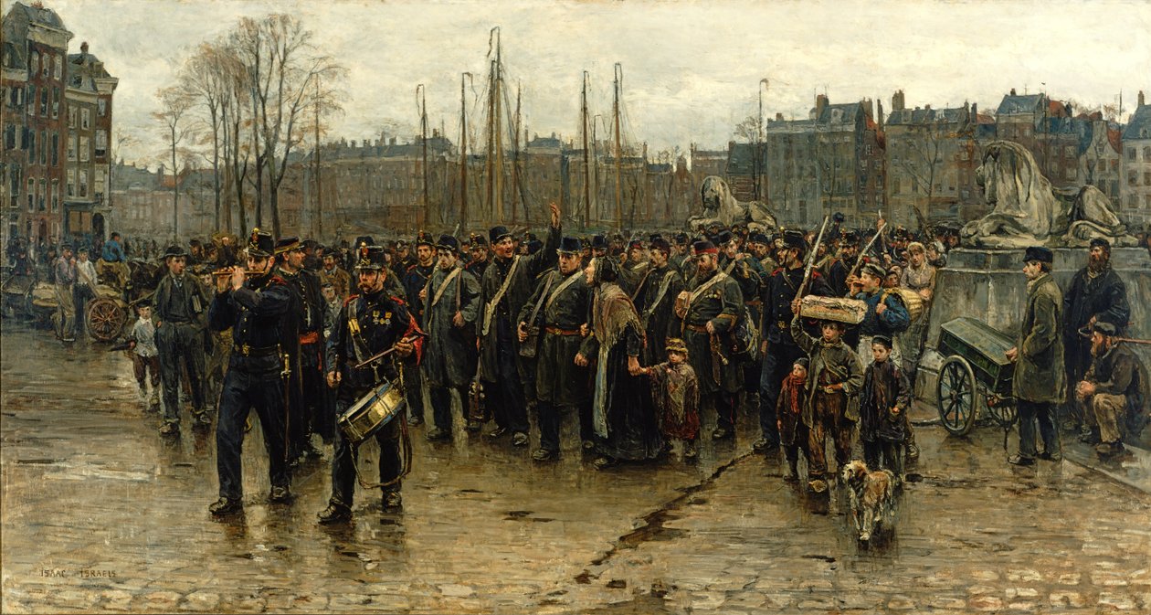 Transport av koloniala soldater av Isaac Israels