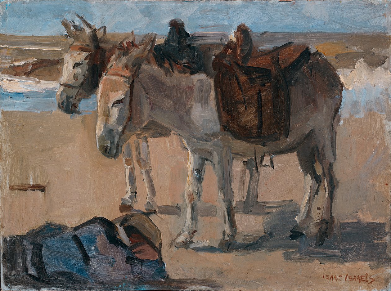 Två åsnor av Isaac Israels