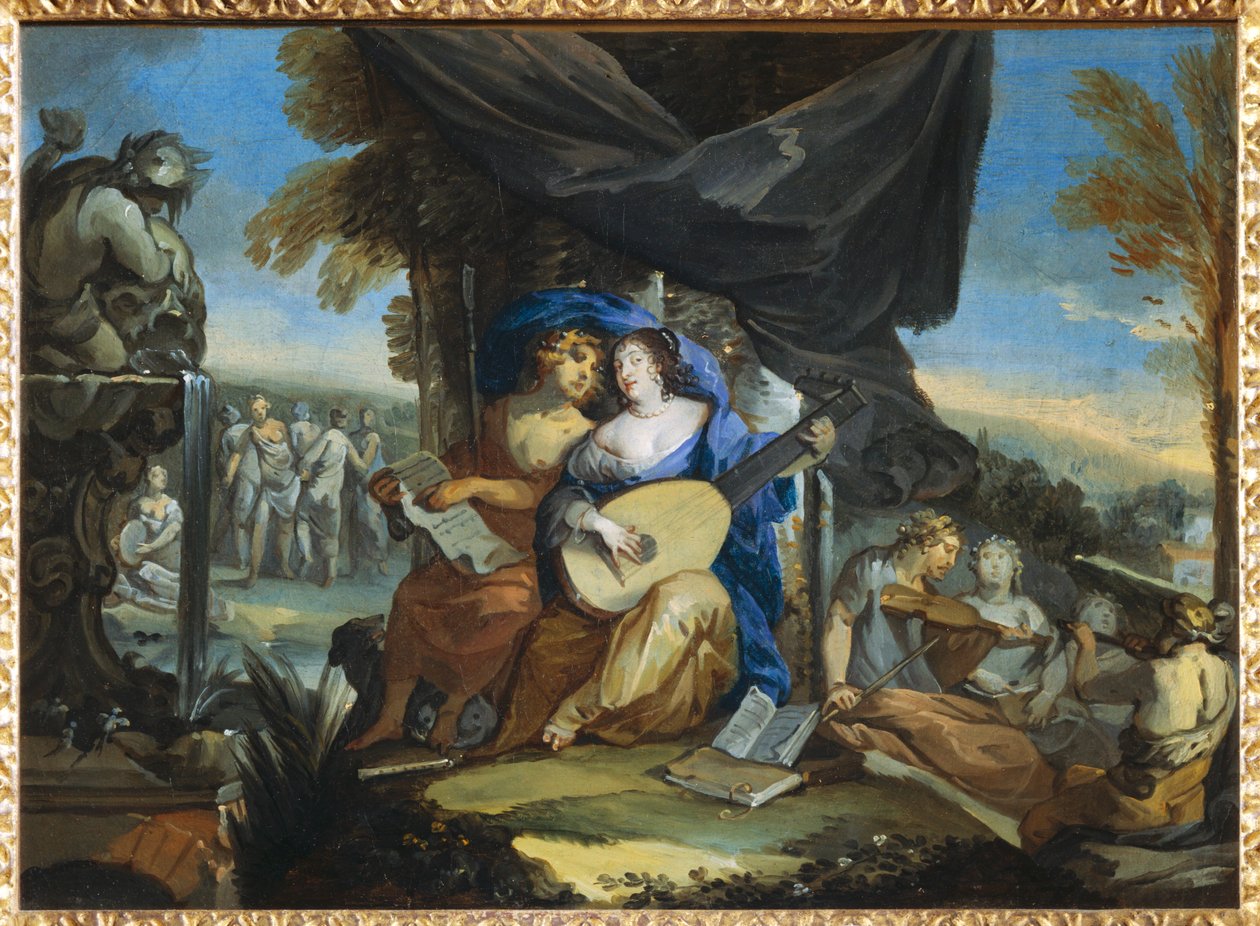 Musikaliska allegorier ... av Isaac Moillon