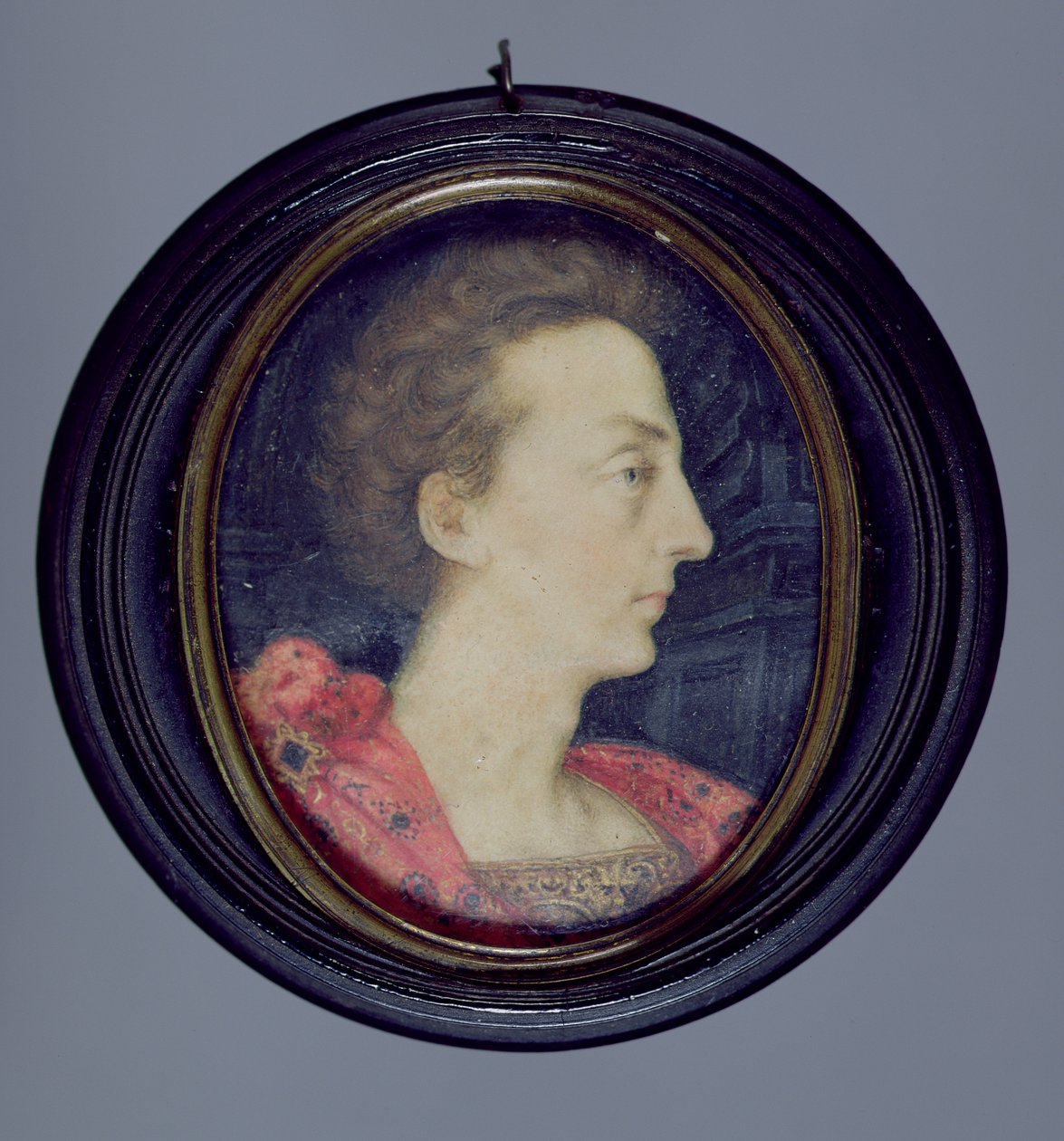 Henrik, prins av Wales (1594-1612) ca 1610 (wc på pergament) av Isaac Oliver