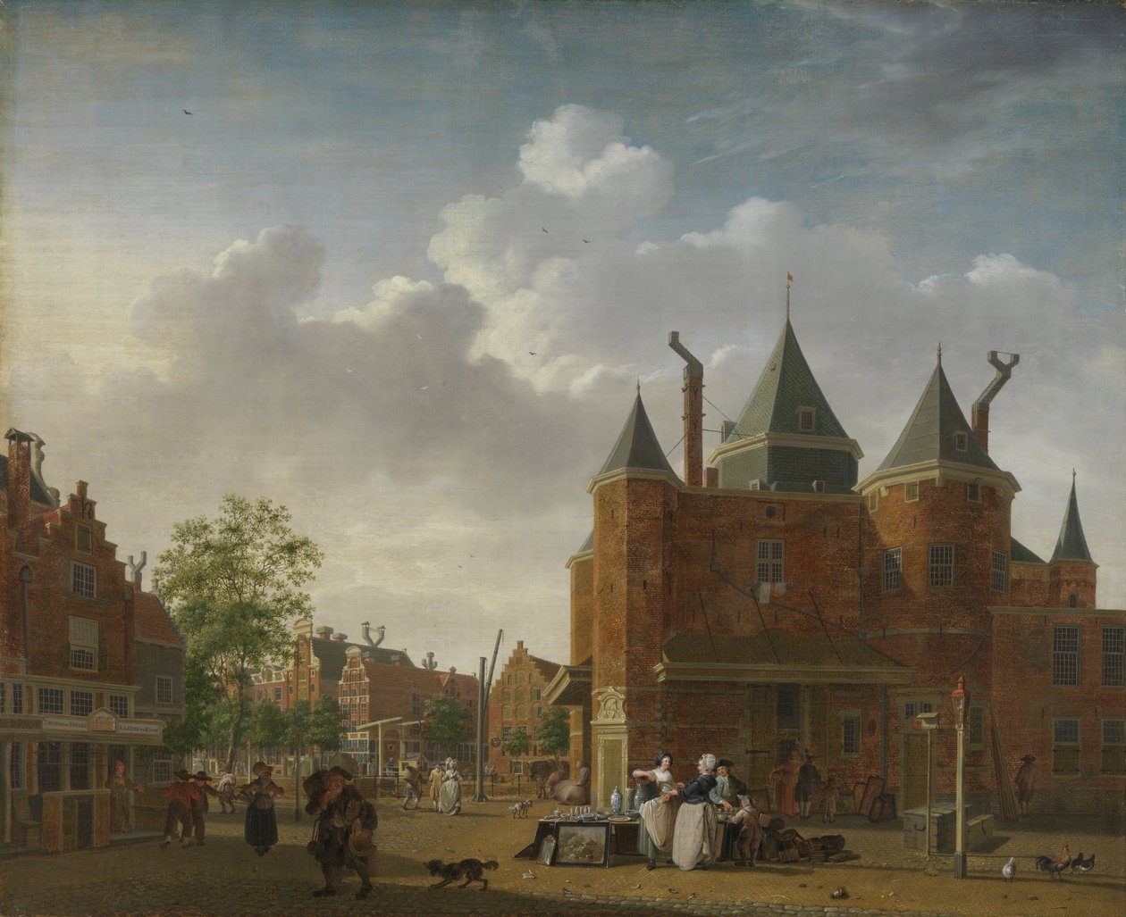 Sint-Antoniuswaag i Amsterdam Sint-Antoniuswaag i Amsterdam av Isaac Ouwater
