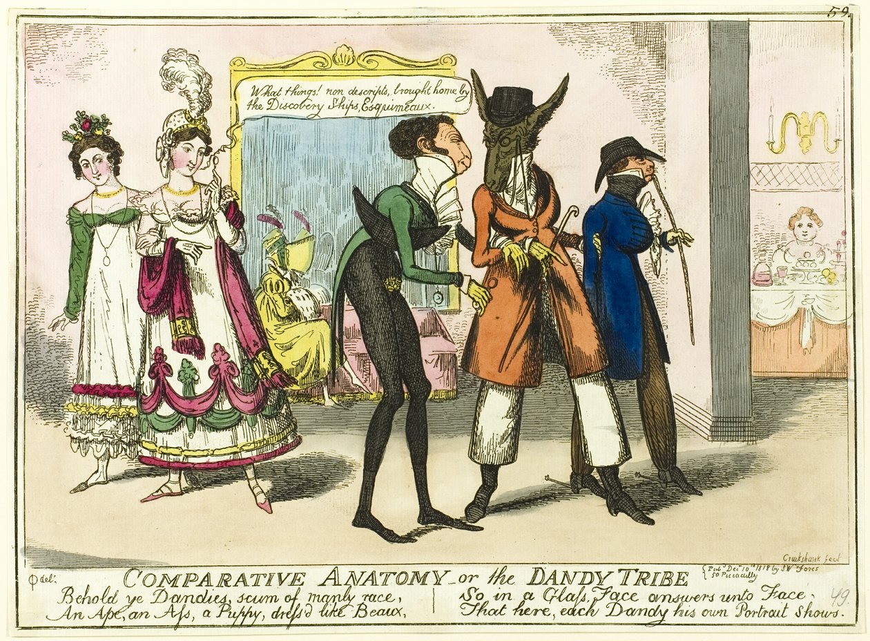 Jämförande anatomi av Isaac Robert Cruikshank