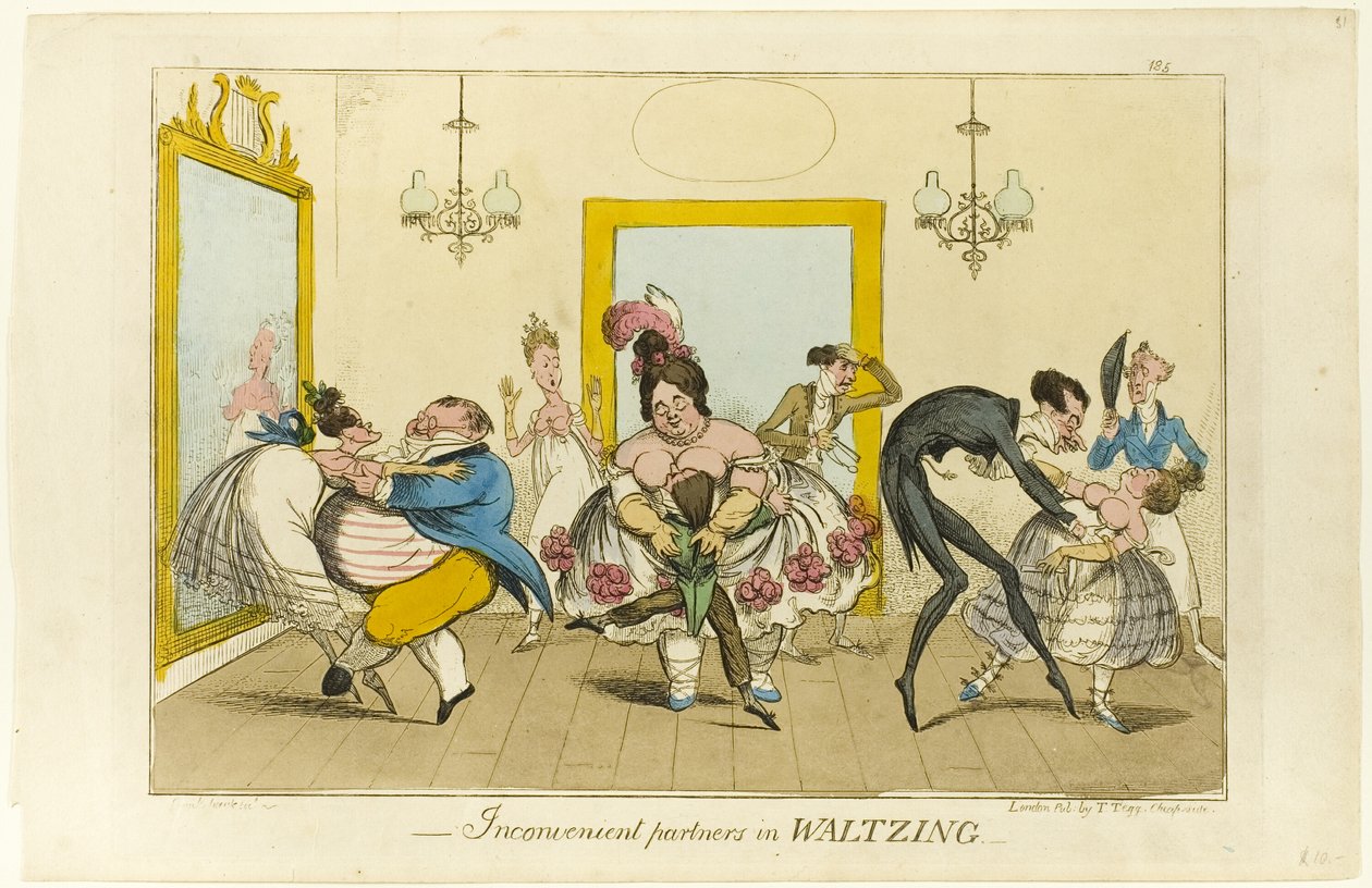 Obekväm partner i Waltzing av Isaac Robert Cruikshank