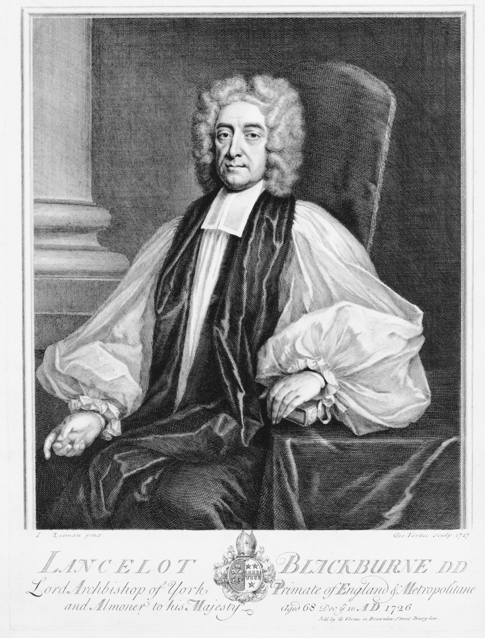 Lancelot Blackburne (1658-1743), ärkebiskop av York av Isaac Seeman
