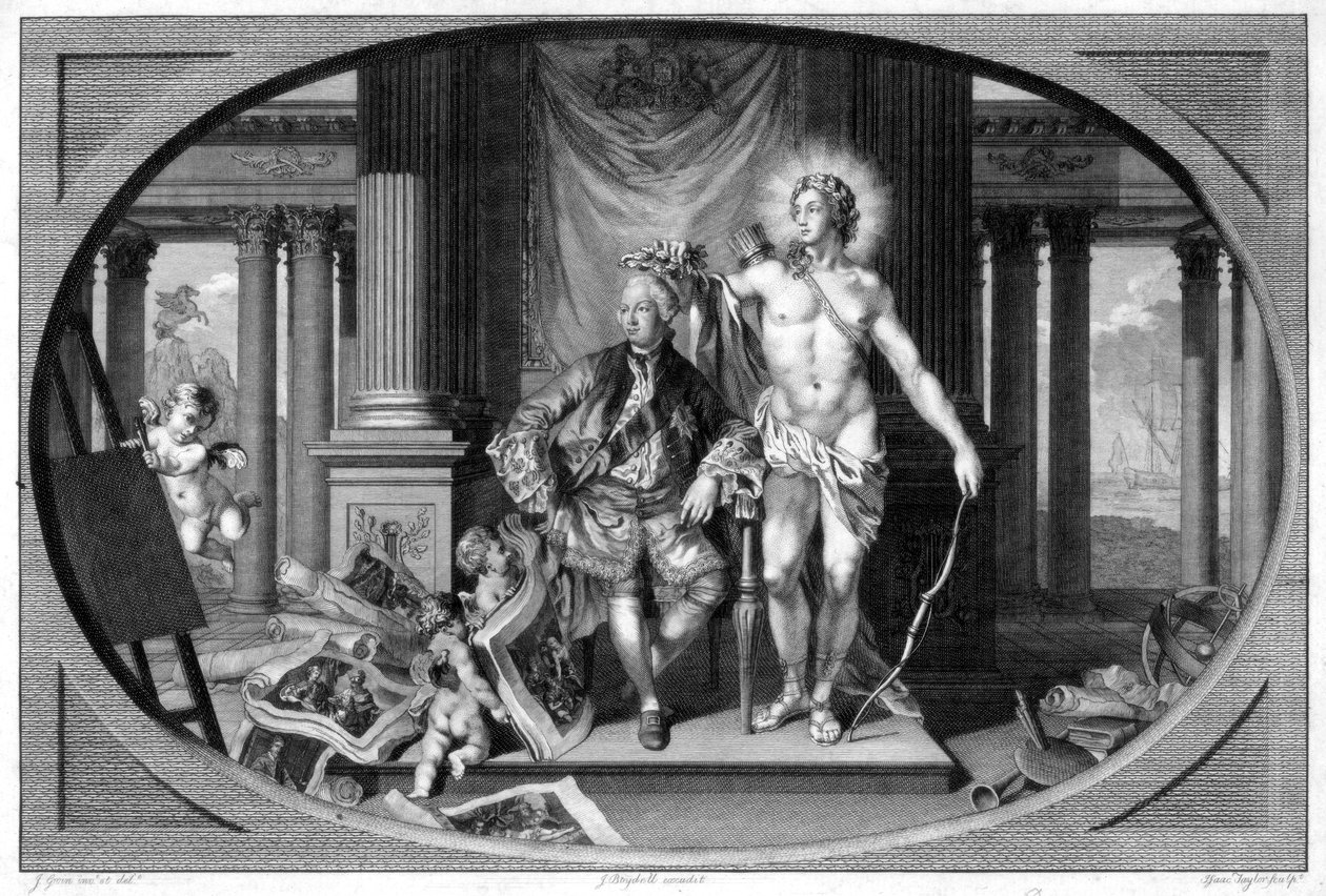 Kung Georg III 1738-1820, 1700-talet. av Isaac Taylor