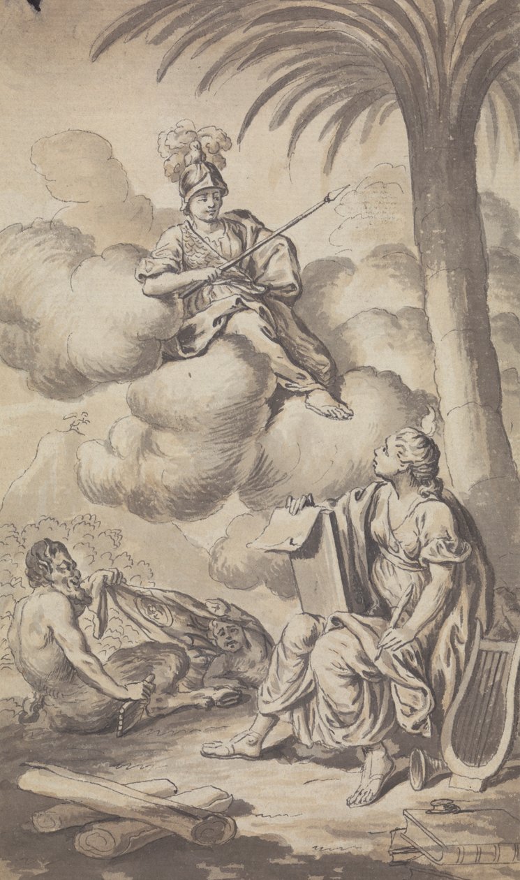 Town and Country Magazine - Frontispice för Vol. IV, 1772 av Isaac Taylor