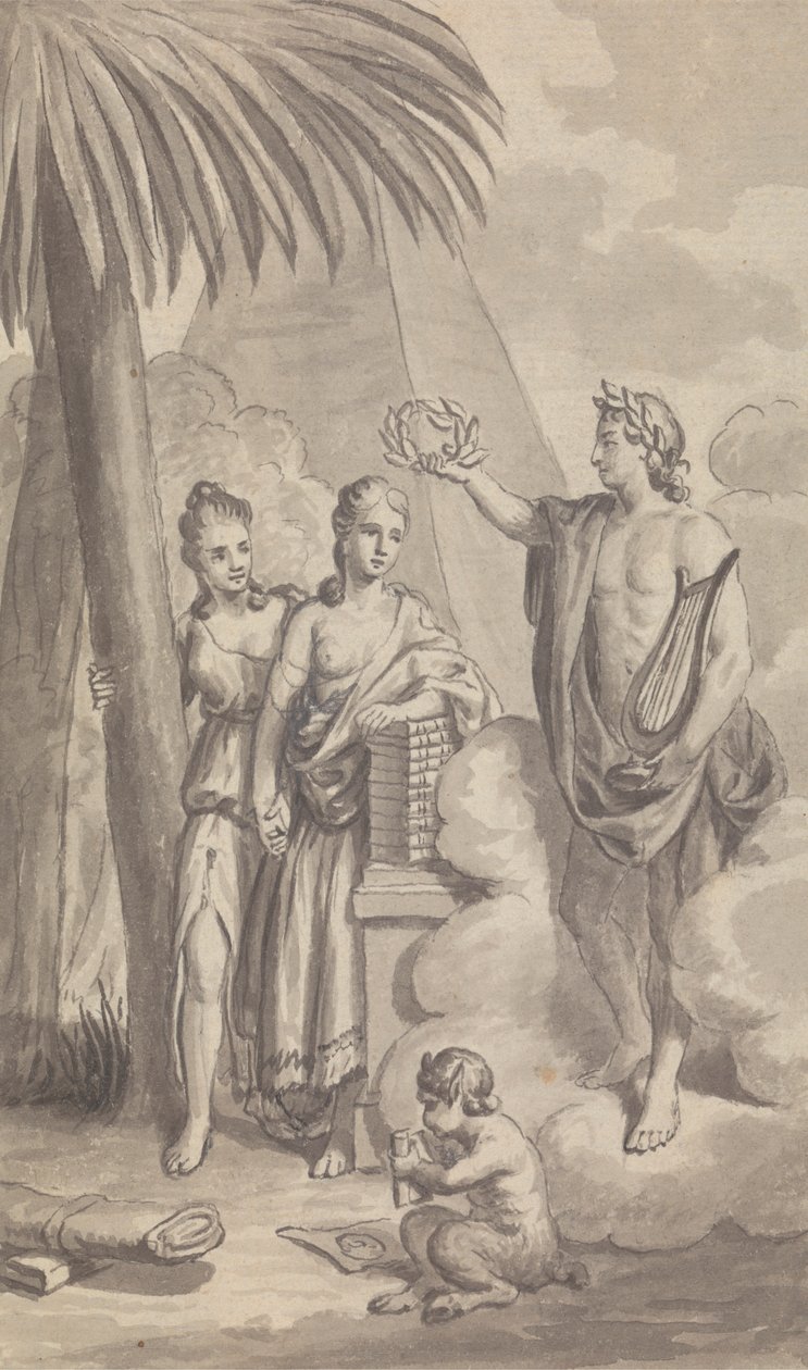 Town and Country Magazine, Frontispice för Vol. X för 1778 av Isaac Taylor