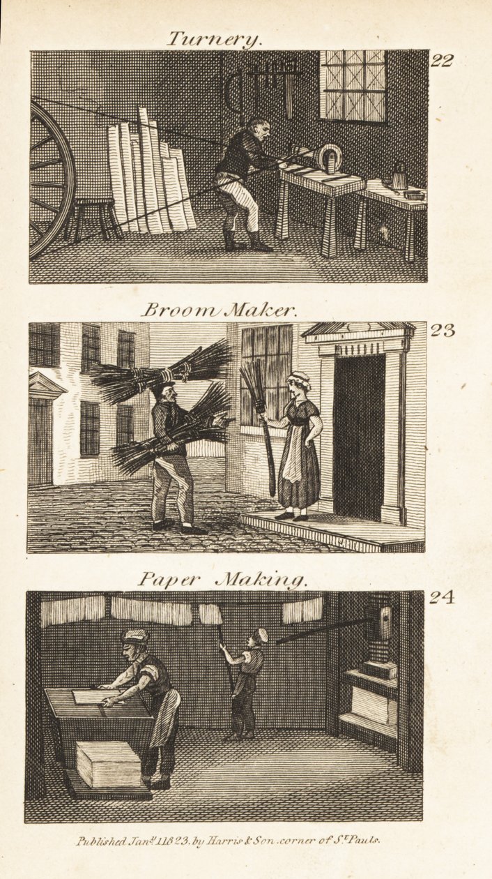 Handlar i Regency England: Turnery, kvastmakare och papperstillverkning av Isaac Taylor