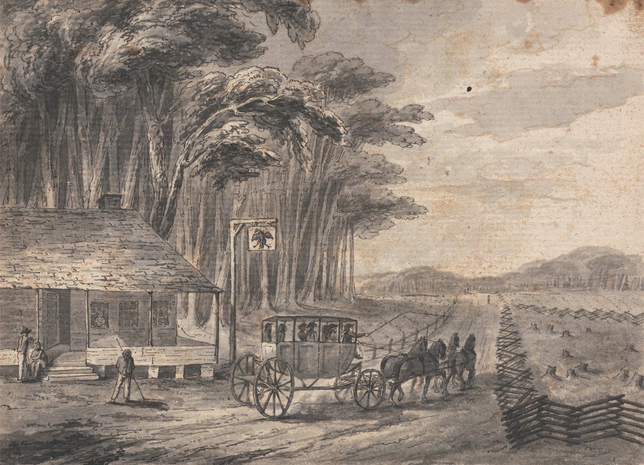 Amerikansk scenvagn av Isaac Weld