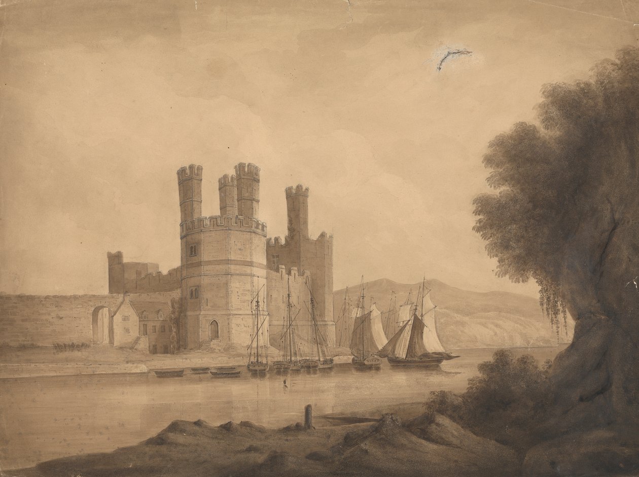 Caernarvon (slottet) Eagle Tower av Isaac Weld