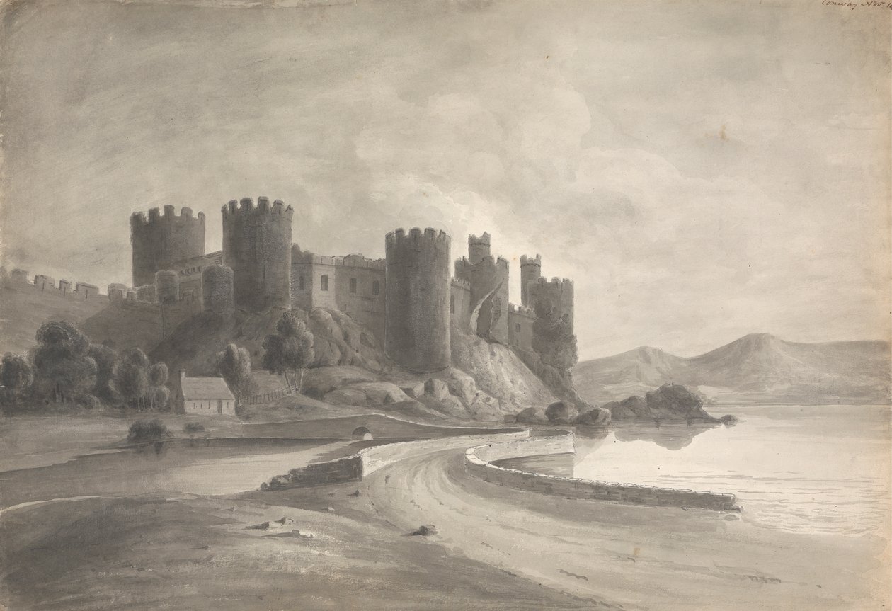 Conway (Castle, North Wales), november 1809 av Isaac Weld