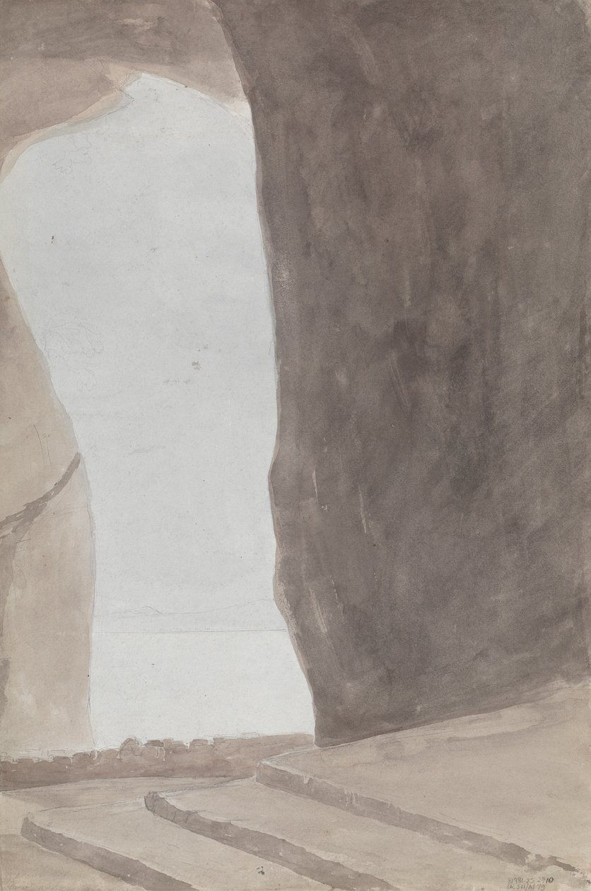 Vesuvius i utbrott av Isaac Weld