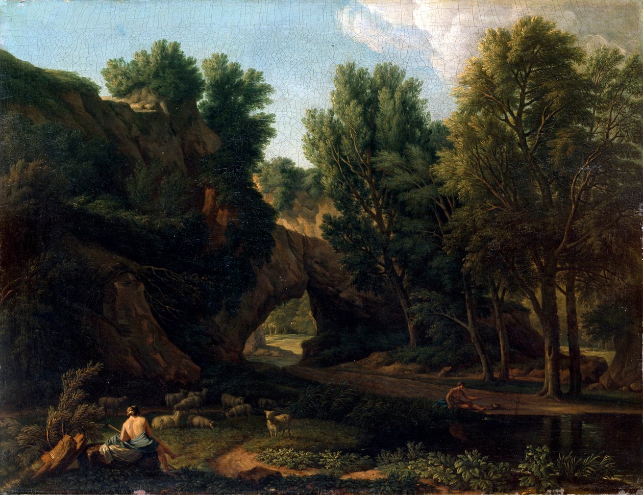Landskap, sent 1600-tal eller tidigt 1700-tal av Isaac de Moucheron