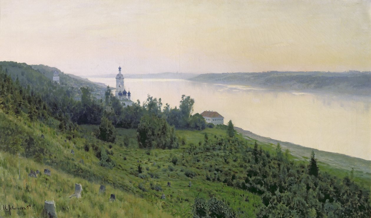Kallt landskap, 1889 av Isaak Ilyich Levitan