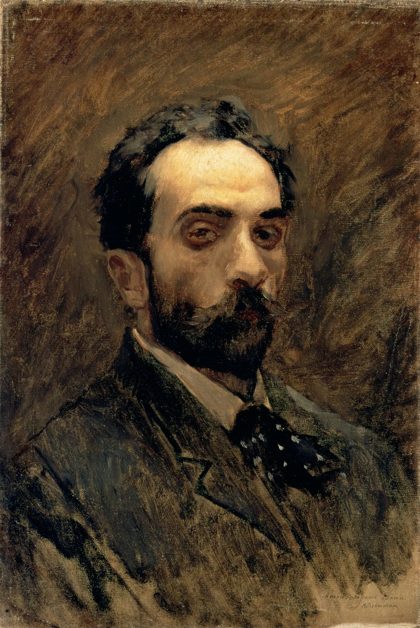 Självporträtt, 1890-talet av Isaak Ilyich Levitan