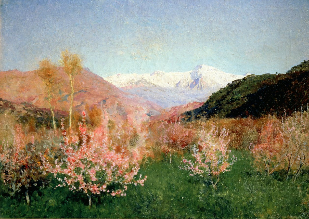 Vår i Italien, 1890 av Isaak Ilyich Levitan