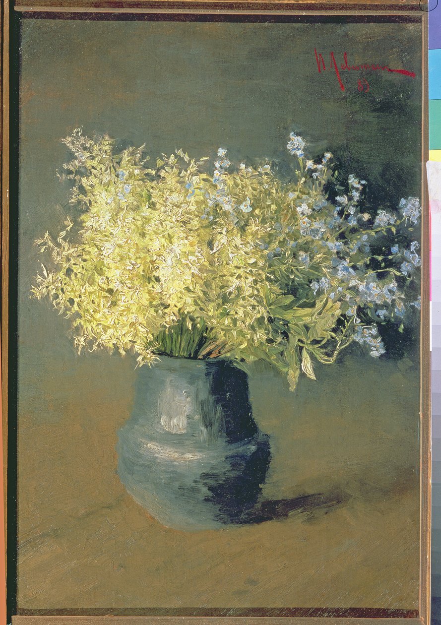 Vilda syrener och glömskelotter, 1889 av Isaak Ilyich Levitan