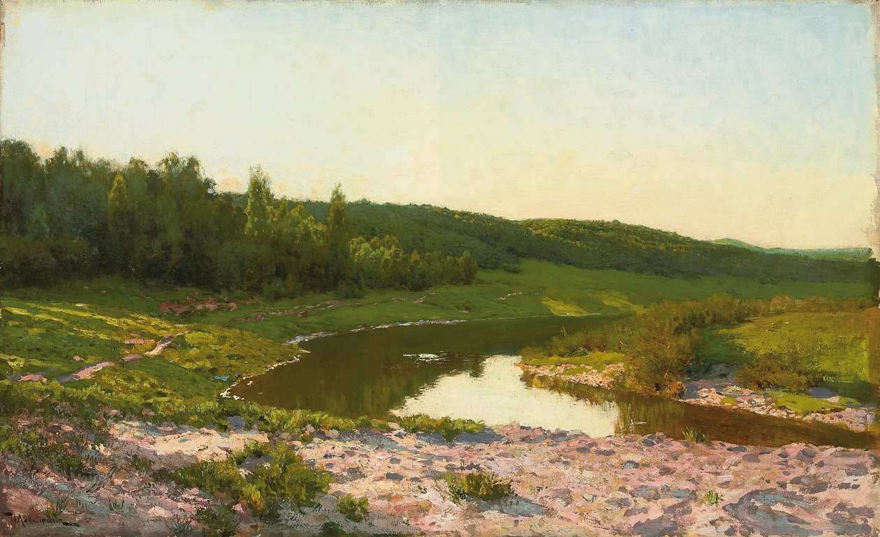 Vid vattnet, av Isaak Ilyich Levitan